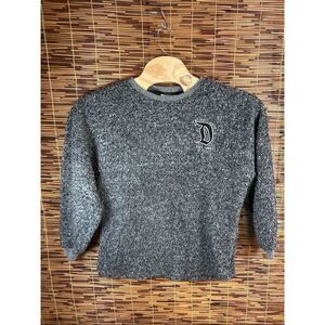 Disneyland Resorts Spirit Jersey Small Sweatshirt Grey Black